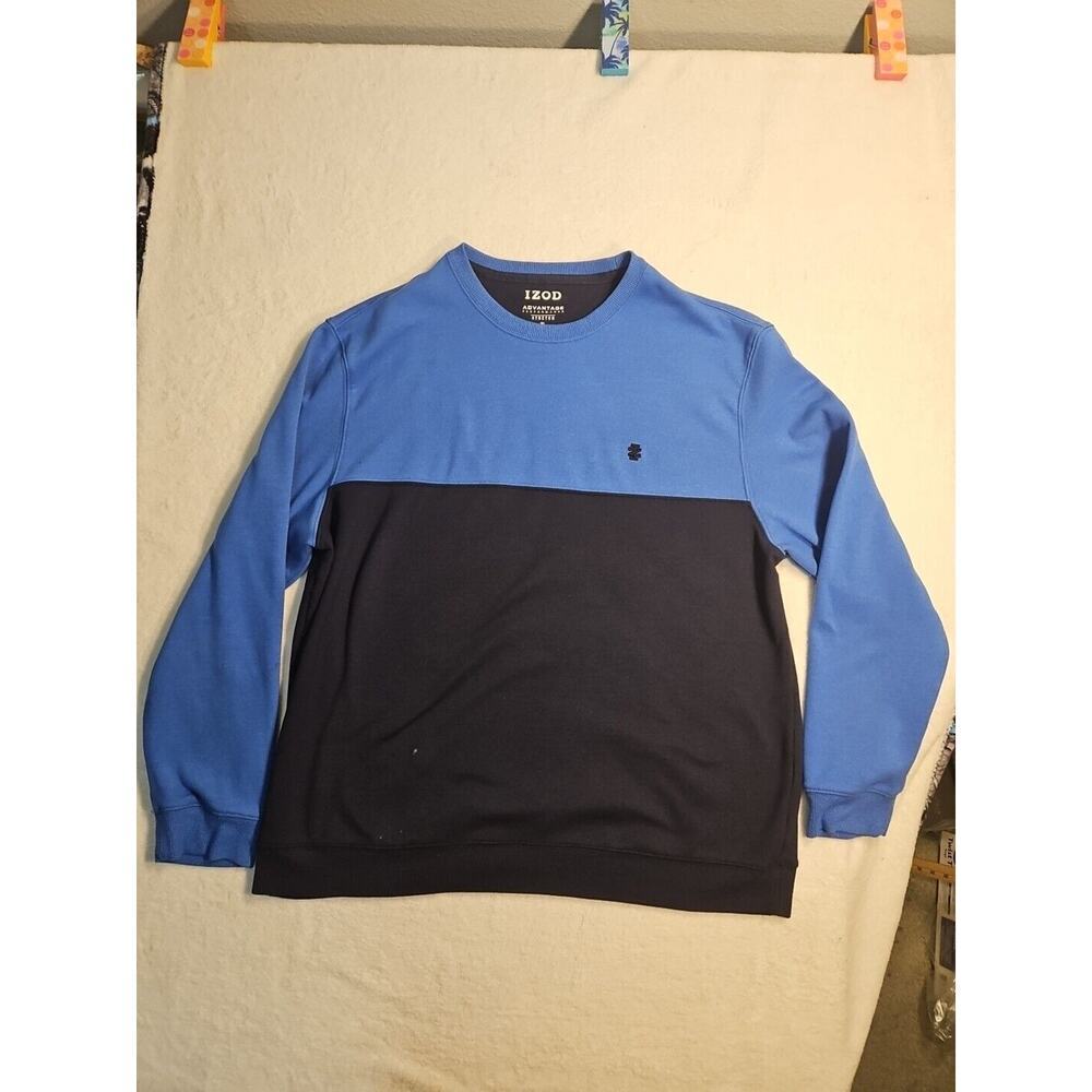 Izod Advantage Performance Stretch Crewneck Shirt Men's XL Long Sleeve Sweater